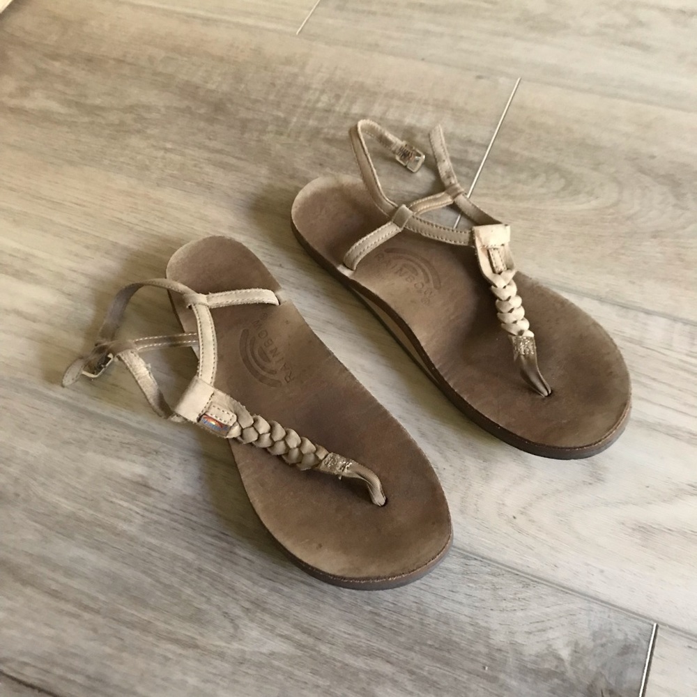 Rainbow T-Street braided genuine leather L